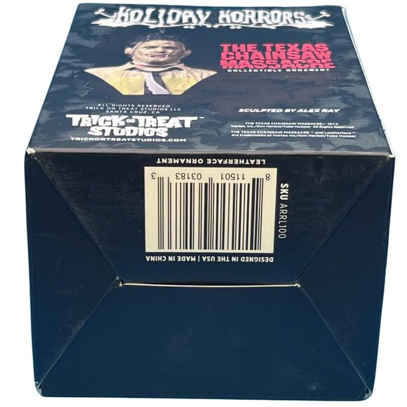 Trick or Treat Studios TEXAS CHAINSAW MASSACRE Leatherface Holiday Ornament Read - Picture 4 of 6